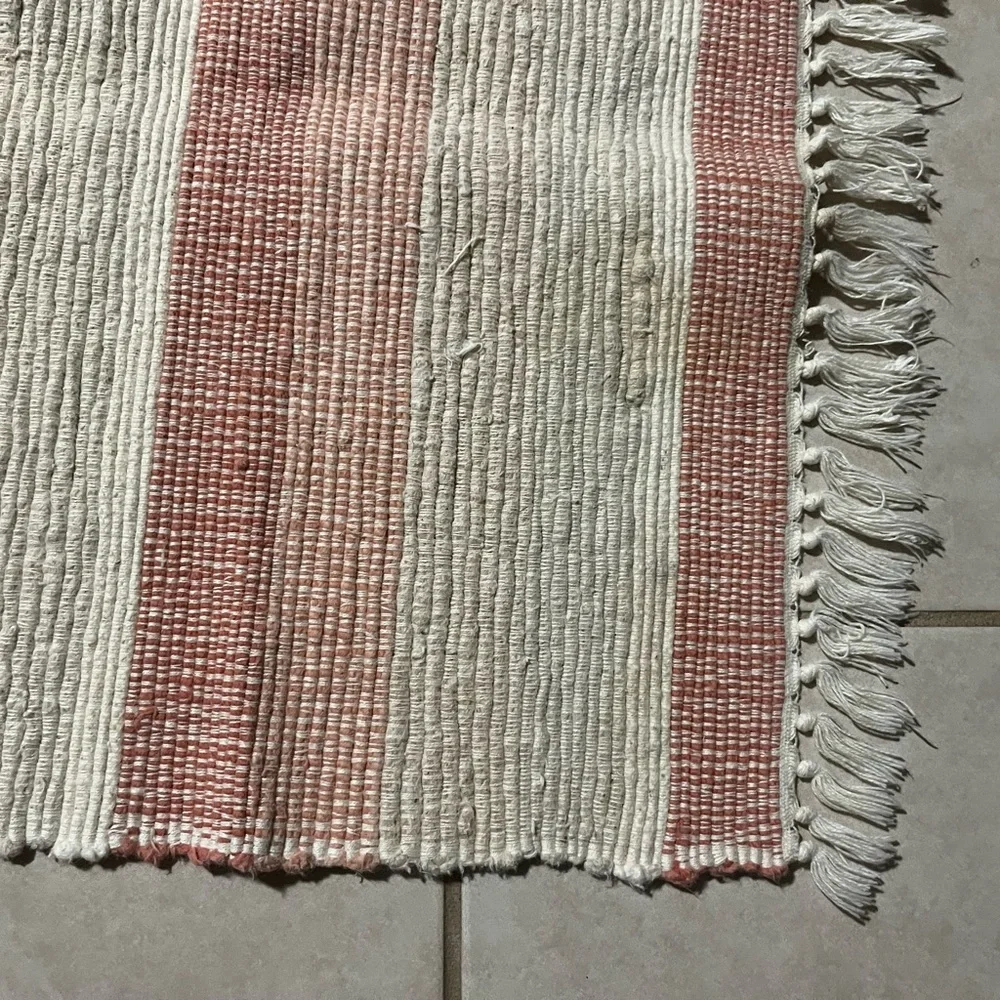 Small Heart shaped designs Area rug, Firm Price!